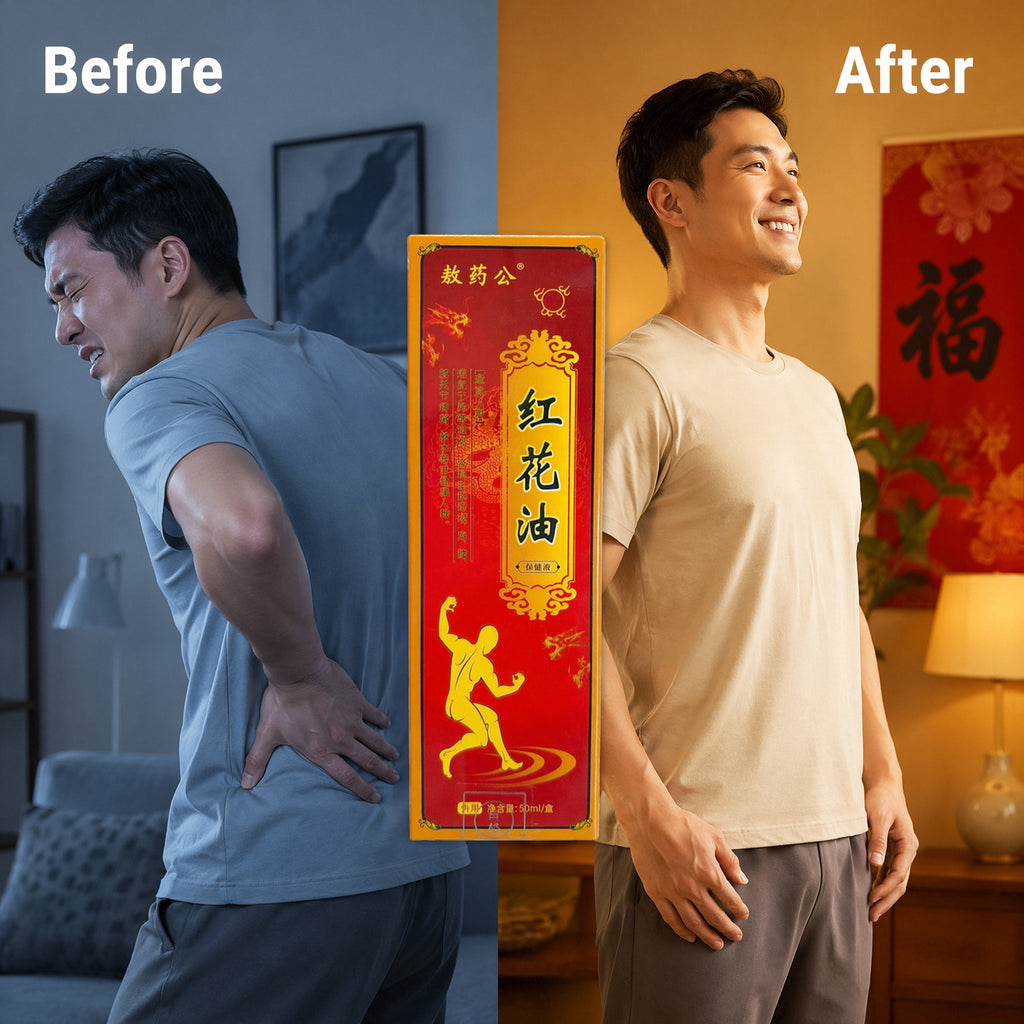 Chinese Aoyao Herbal Oil – Ancient Eastern herbs for modern pain relief | 50ml Herbal Wellness Blend for Knee, Neck & Shoulder Comfort.For external use only. Not recommended for pregnant women.