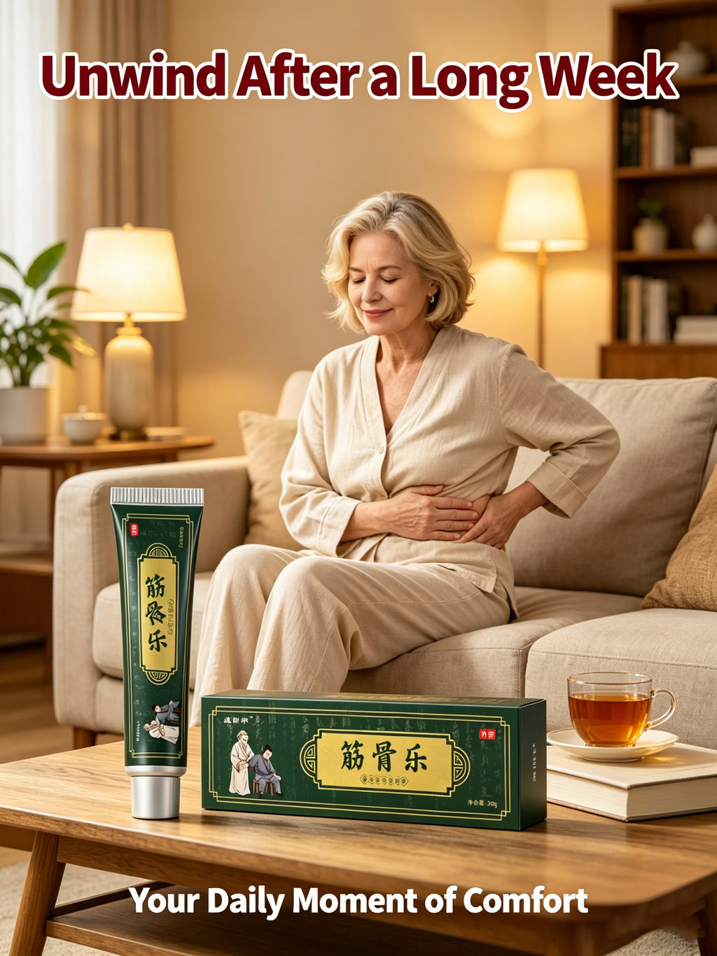 Wei Langzhong Herbal Balm - 7 Ancient Chinese Herbs, Muscle & Joint Discomfort Relief Cream, 20g Portable Tube