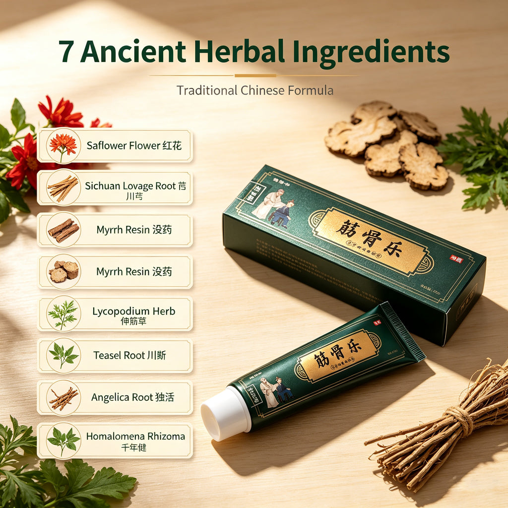 Wei Langzhong Herbal Balm - 7 Ancient Chinese Herbs, Muscle & Joint Discomfort Relief Cream, 20g Portable Tube
