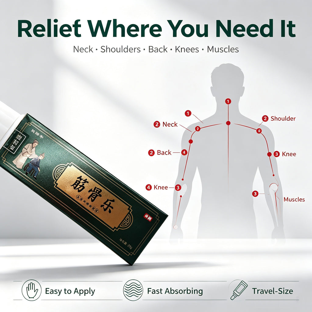 Wei Langzhong Herbal Balm - 7 Ancient Chinese Herbs, Muscle & Joint Discomfort Relief Cream, 20g Portable Tube